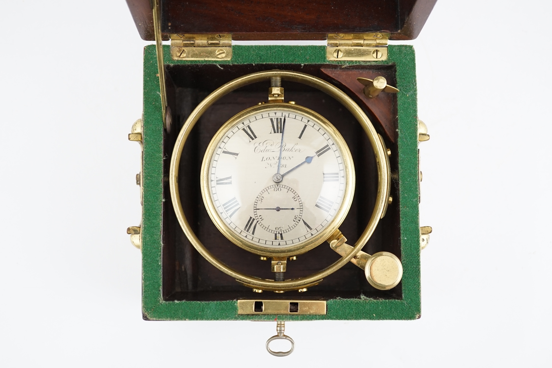 Edward Baker of London, a Victorian one day marine chronometer CITES Submission reference: NSVJ4569